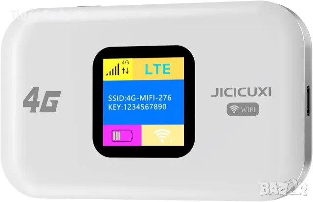 4G LTE WiFi рутер MF880-E LCD 300 Mbps със SIM слот и 2100 mAh батерия