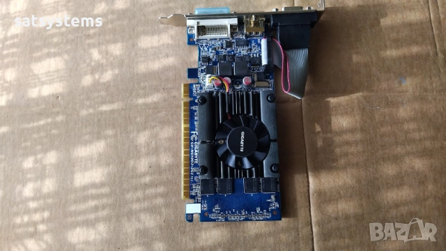 Видео карта NVidia GeForce Gigabyte GT610 HDMI 2048MB GDDR3 64bit PCI-E, снимка 4 - Видеокарти - 54568581