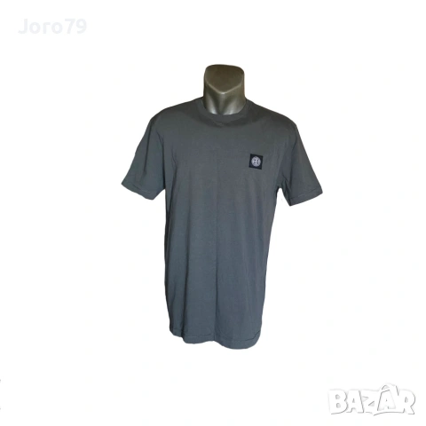 Нов STONE ISLAND Compass Patch Logo Мъжка Тениска С Яка Ежедневна Раз.L, снимка 3 - Тениски - 55153803