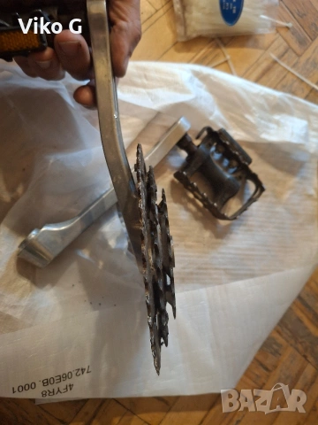 курбел среден венец Shimano JAPAN FC-MC16 ALIVIO VIA, снимка 3 - Части за велосипеди - 54728544