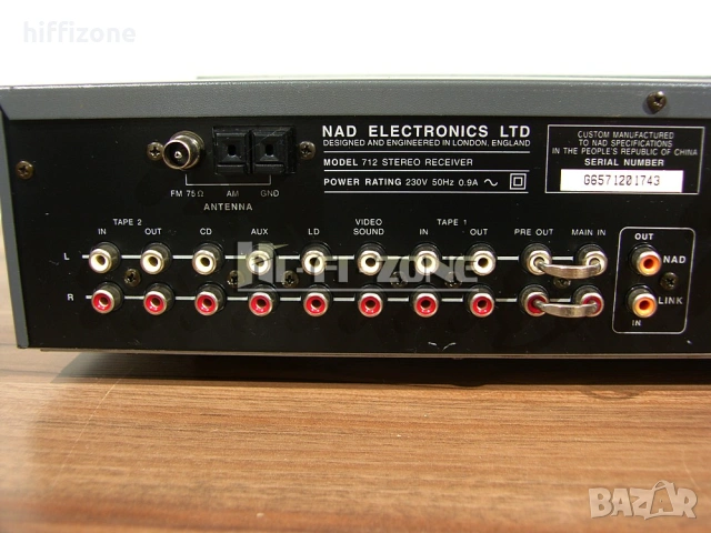 Ресивър  Nad model 712 , снимка 7 - Ресийвъри, усилватели, смесителни пултове - 54061411
