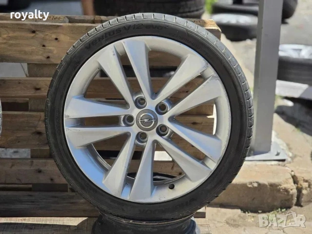 5х110 18 Opel Astra Meriva Zafira Опел Астра Мерива Зафира ЕТ 37 J 7.5, Гуми 225 40 18 подарък Центр, снимка 2 - Аксесоари и консумативи - 55010592
