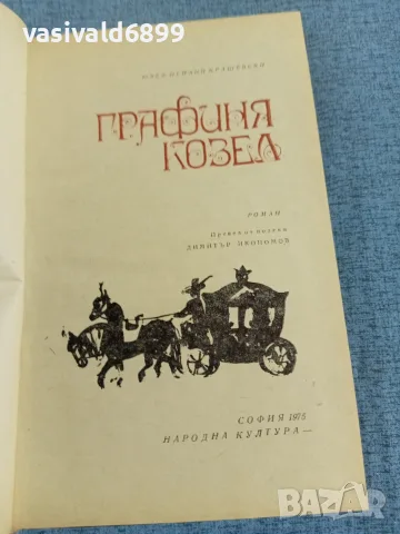Юзеф Крашевски - Графиня Козел , снимка 4 - Художествена литература - 55401814