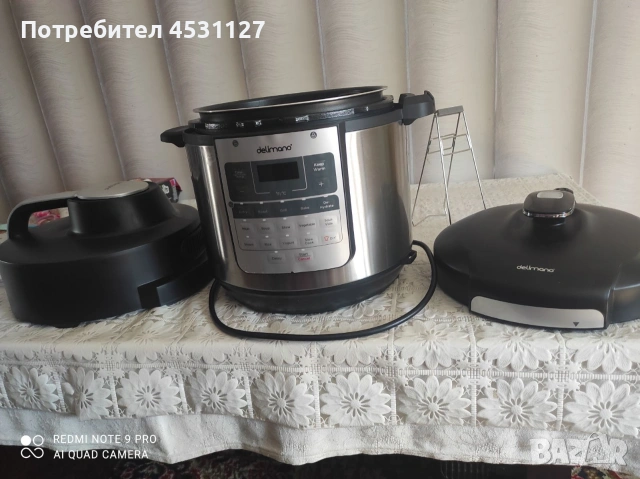air fryer and multicooker, снимка 3 - Уреди за готвене на пара - 55070874