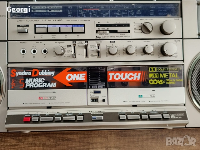 AIWA CA-W10 радио касетофон, снимка 7 - Радиокасетофони, транзистори - 55244106