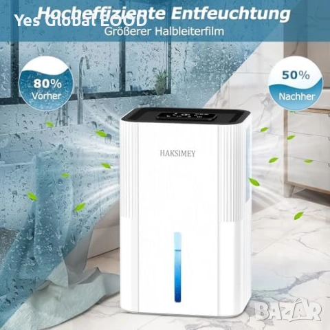 Влагоуловител 2800ml с таймер, размразяване и LED, снимка 2 - Други - 55017053