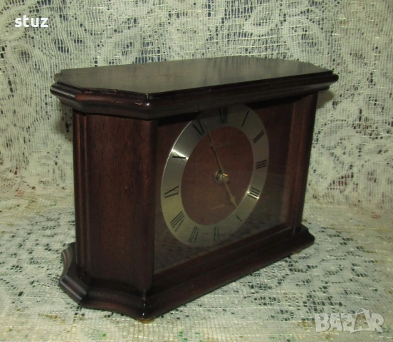 Немски настолен часовник Ankra, снимка 3 - Антикварни и старинни предмети - 54345831