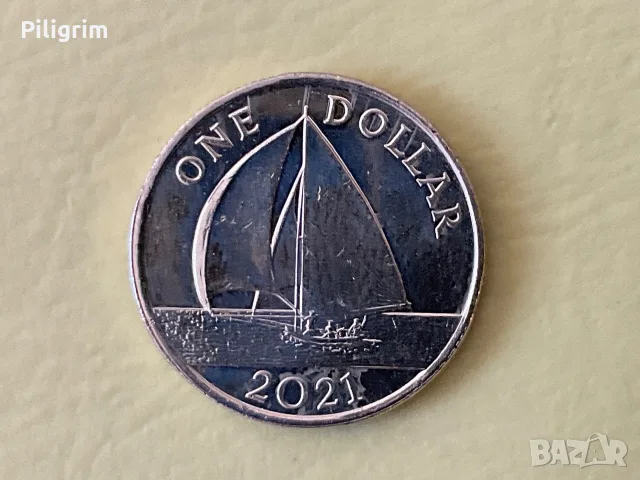 Бермуда 1 долар 2021 г.
