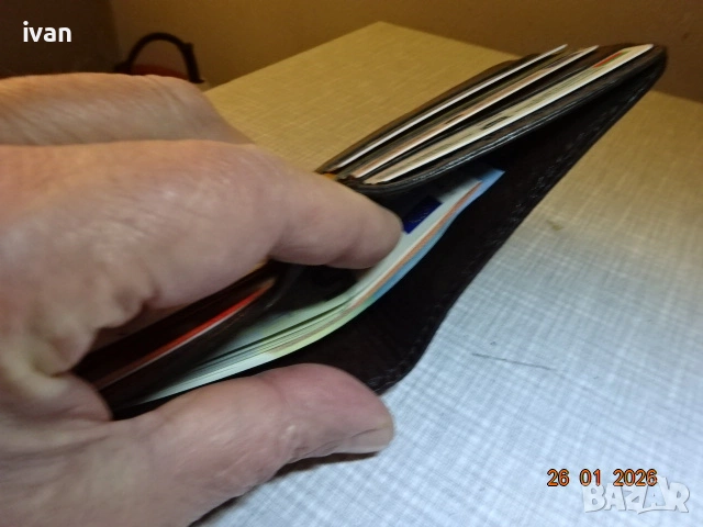 мъжки портфейл /ръчна изработка/, снимка 11 - Портфейли, портмонета - 51614913