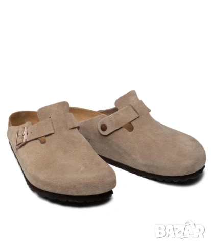 Сандали сабо чехли - Birkenstock Boston Taupe с мека стелка  номер 39 , снимка 2 - Други - 54693673