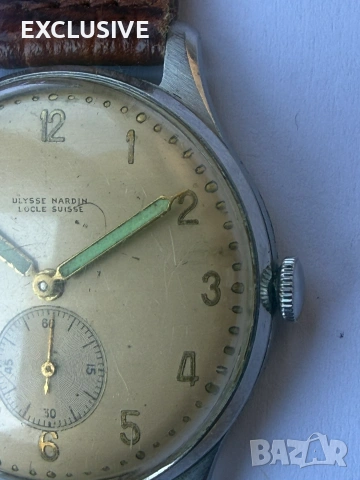Часовник Ulysse Nardin 1930г. Уникат, снимка 2 - Мъжки - 55069911