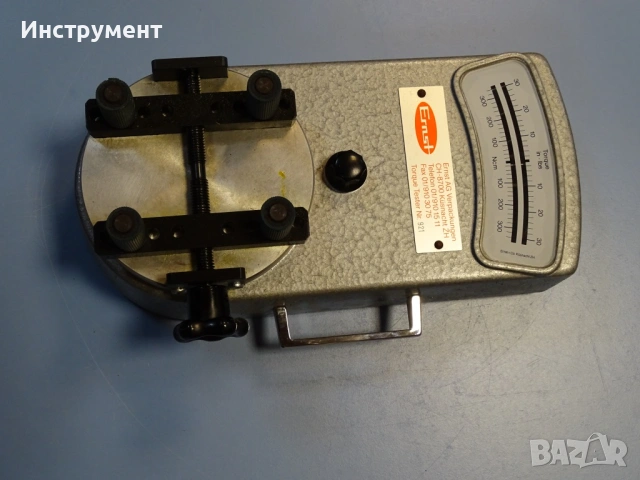 Силомер Ernst Torque tester №921/№911 300-0-300Ncm/50-0-50Ncm, снимка 5 - Други инструменти - 54855099