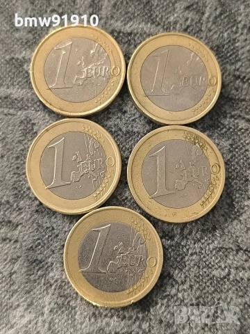 Колекционерски монети Испания 1 евро, снимка 2 - Нумизматика и бонистика - 54031538