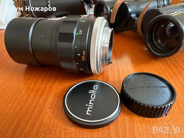 Продавам обектив Minolta lens made in japan 135mm, снимка 3 - Колекции - 55683736