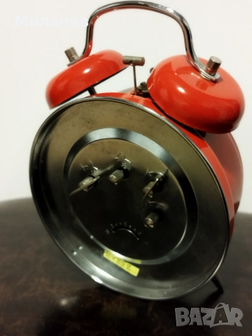 Стар анимиран будилник, настолен часовник, снимка 5 - Антикварни и старинни предмети - 54212880