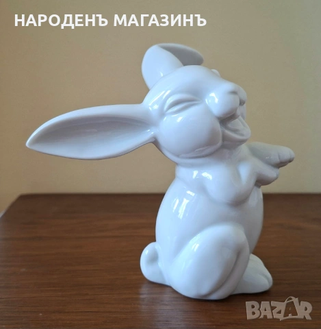 ROSENTHAL - Немски порцелан статуетка порцеланова на смеещ се заек фигура , снимка 12 - Други ценни предмети - 54917526