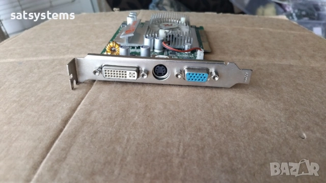 Видео карта NVidia GeForce XpertVision FX5500 256MB DDR 128bit AGP, снимка 2 - Видеокарти - 54401234