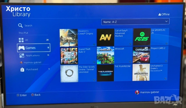 Конзола Sony PlayStation 4 Slim 500GB + Волан с педали Hori Racing Wheel Apex + Игри + 2 Джойстика , снимка 7 - PlayStation конзоли - 54564111
