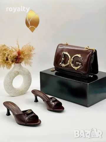 Dolce & Gabbana Нови Дамски Чехли и Чанта Различни Цветове , снимка 3 - Чанти - 55317120