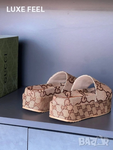 Gucci ⚜️Дамски Чехли , снимка 3 - Чехли - 54635046