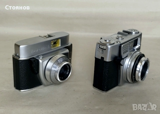 Лот от 2 работещи винтидж 35 мм фотоапарата AGFA + BEIRETTE, снимка 4 - Фотоапарати - 55188686