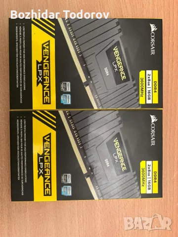 Памет 2x8GB DDR4 3600 Corsair Vengeance LPX - CMK16GX4M2D3600C18