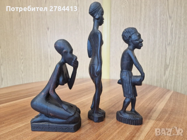 Лот Африкански фигури/дърворезба, снимка 2 - Статуетки - 54411169