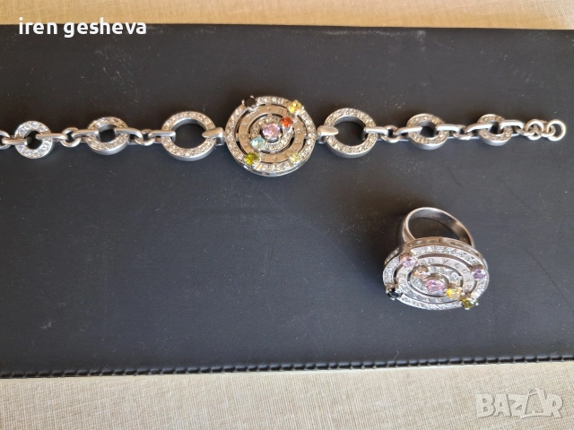 сребърен пръстен и гривна булгари