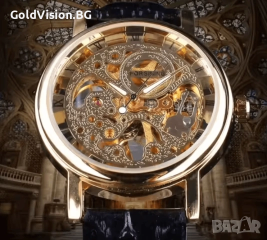 Автоматичен мъжки часовник – Winner, снимка 3 - Мъжки - 54248017