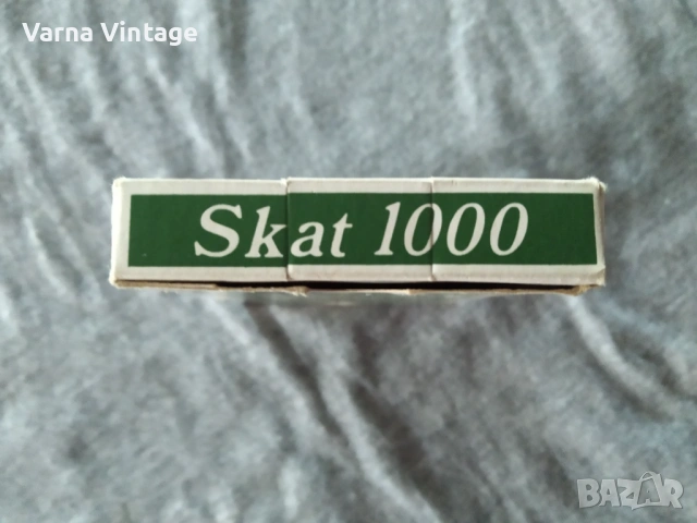 Колекционерски карти Continental Skat №1000 в оригиналната хартиена кутия. ASS Altenburger Германия, снимка 3 - Карти за игра - 54138555