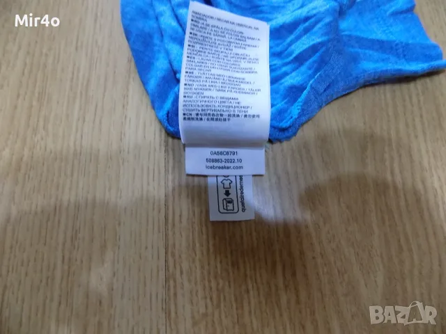 тениска icebreaker merino wool/the north face блуза туризъм мъжка оригинал M/XXL, снимка 7 - Спортни дрехи, екипи - 46281300