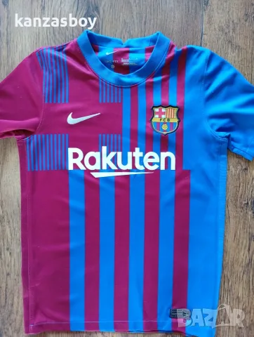 Nike FC Barcelona Stadium 2021/22 Home Junior- детска тениска р-р 137см - 147см, снимка 4 - Детски тениски и потници - 55349448