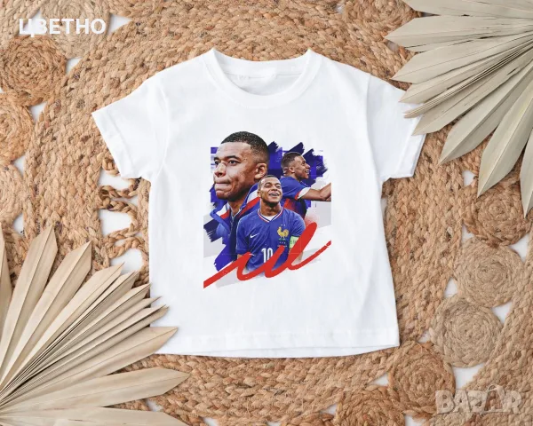 ⚽ Тениски с Килиан Мбапе Kylian Mbappé – за всички истински фенове! 🇫🇷🔥, снимка 6 - Детски тениски и потници - 55453505