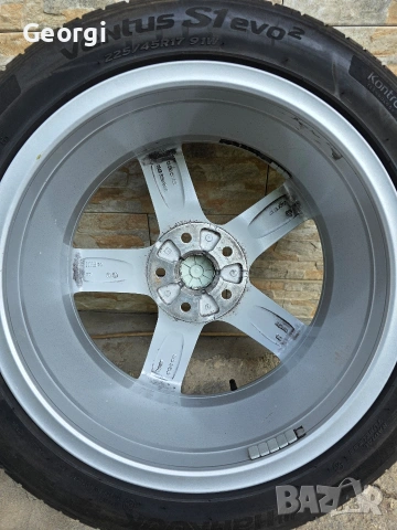 ОРИГИНАЛНИ джанти+гуми 17 ' цола 5x112 57,1 Seat / СЕАТ VW AUDI Skoda 7,J ET54, снимка 7 - Гуми и джанти - 55021040