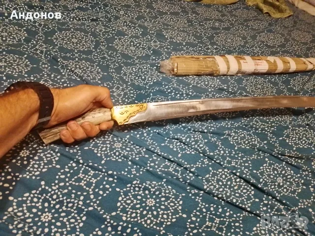 Меч ятаган нож кован, снимка 7 - Ножове - 55451679