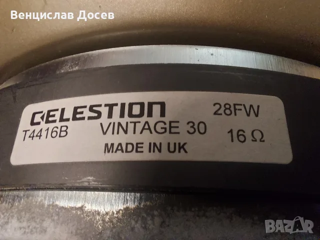 Celestion V30 made in U.K. , снимка 5 - Китари - 55340071