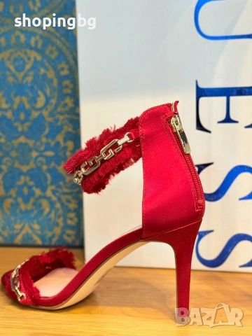 Дамски сандали на ток GUESS , снимка 4 - Сандали - 54781276