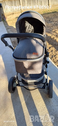 Комбинирана детска количка Moni, Ciara, сив, 0-36 месеца, снимка 15 - Детски колички - 54021904
