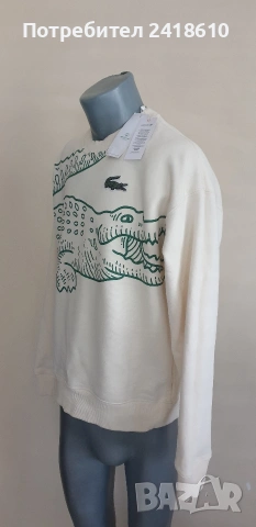 Lacoste Loose Fit Cotton Mens Size 4 - M НОВО! ОРИГИНАЛ! Мъжка Блуза!, снимка 10 - Блузи - 54886834