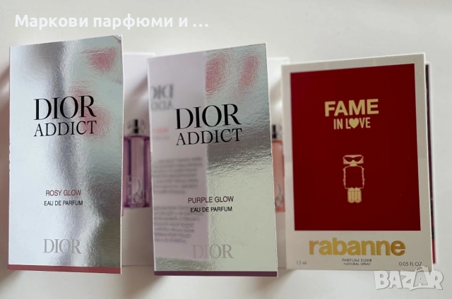 Парфюм Dior - парфюмни мостри Dior, Rabanne, снимка 3 - Дамски парфюми - 54215909