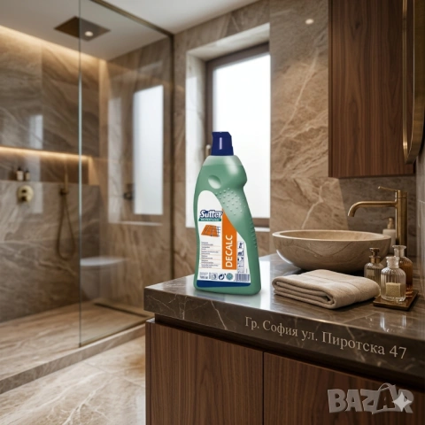 Sutter Professional DECALC: Мощен киселинен препарат за основно почистване на котлен камък и ръжда 1