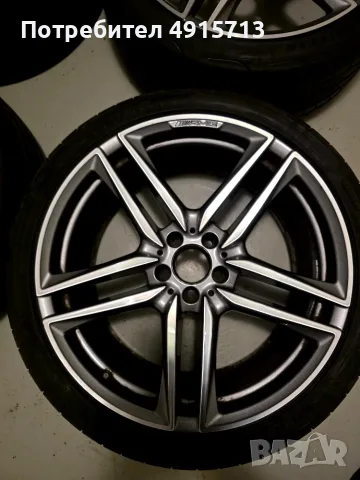 Оригинални Mercedes AMG джанти с гуми, снимка 4 - Гуми и джанти - 55624202