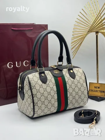 Gucci Нова Дамска Кожена Чанта Гучи Различни Цветове , снимка 4 - Чанти - 55330035
