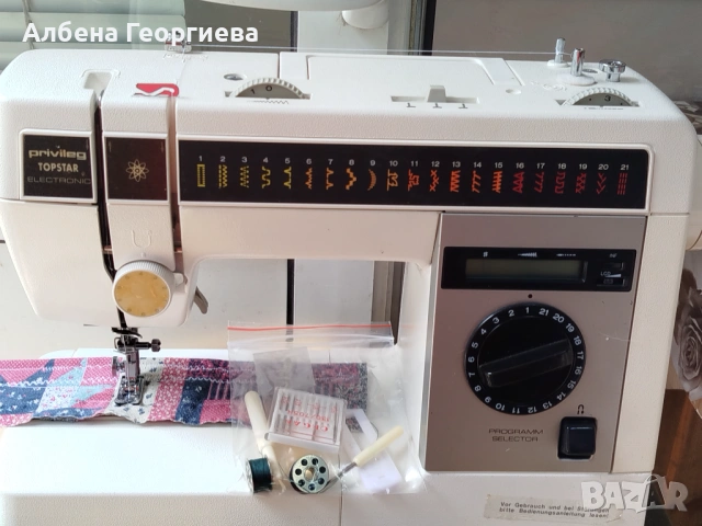 Шевна машина  PRIVILEG TOPSTAR 860 W, снимка 13 - Шевни машини - 54632479