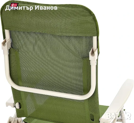 Къмпинг/ плажен стол Outwell Seaford Green - като нов, в отлично състояние, снимка 10 - Къмпинг мебели - 55409582