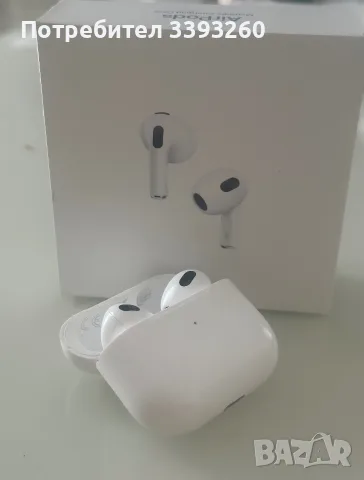 Apple AirPods 3rd Generation – оригинални, снимка 3 - Слушалки, hands-free - 55594846