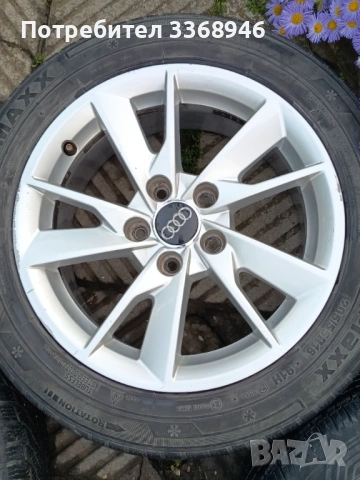 Комплект джанти Audi с гуми 16" 5х112 , снимка 13 - Гуми и джанти - 54795679