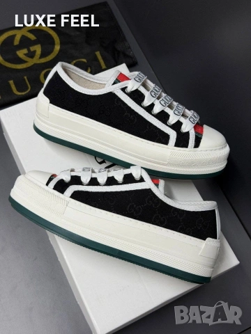 Gucci ⚜️ Дамски Кецове , снимка 4 - Кецове - 55155102