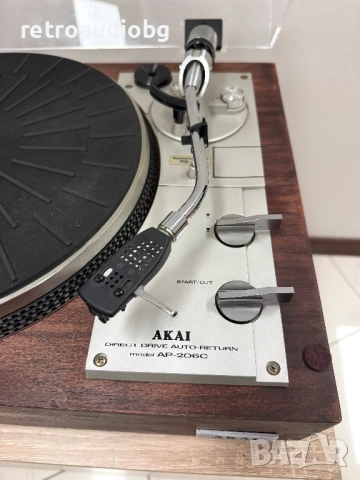 🔈Колекционерски грамофон Akai AP-206C Direct Drive - Made in Japan - като нов🔈, снимка 5 - Грамофони - 54138095