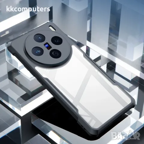 XUNDD за vivo X200 5G Удароустойчив Airbag TPU + Акрил Калъф с Прозрачен Гръб и Скрийн Протектор, снимка 6 - Калъфи, кейсове - 55652374